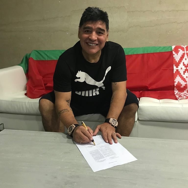 Maradona, preşedintele clubului Dinamo Brest