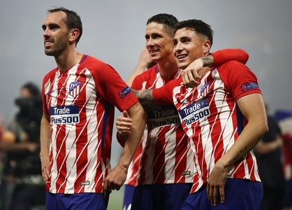 UPDATE Atletico Madrid a învins Olympique Marseille, scor 3-0, şi a câştigat Liga Europa pentru a treia oară. FOTO