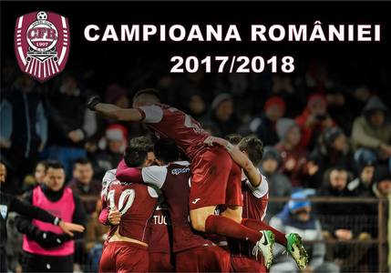 CFR Cluj a câştigat titlul de campioană a României pentru a patra oară