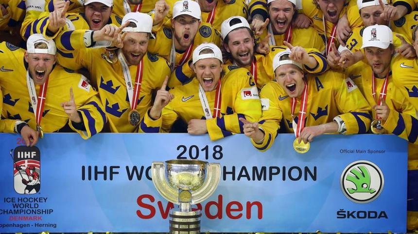 Naţionala Suediei a câştigat Campionatul Mondial de hochei pe gheaţă