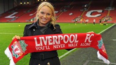 Caroline Wozniacki ţine cu Liverpool în finala Ligii Campionilor