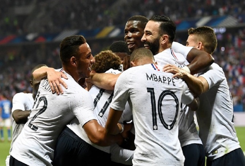 Franţa a învins Italia, scor 3-1, într-un meci amical