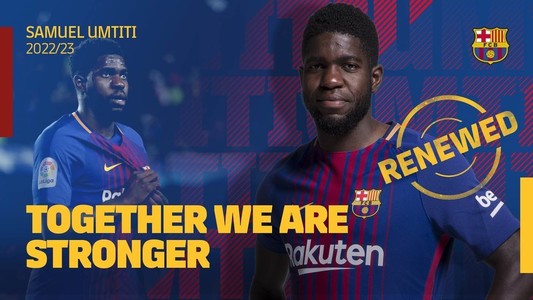 Umtiti îşi prelungeşte contractul cu FC Barcelona