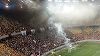 Aproximativ 15.000 de spectatori prezenţi la meciul Steaua - Rapid de pe Arena Naţională; Fanii au aruncat cu petarde şi fumigene