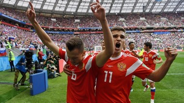 Rusia a învins Arabia Saudită, scor 5-0, în primul meci de la CM-2018