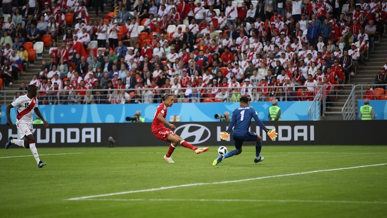 Danemarca a învins Peru, scor 1-0, la CM; Peruanii au ratat un penalti acordat în urma arbitrajului video
