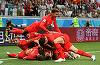 Anglia, victorie obţinută în minutul 90+1 în faţa Tunisiei, scor 2-1, la CM din Rusia. Kane a marcat ambele goluri ale englezilor