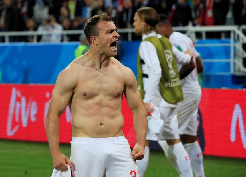 CM: Elveţia a învins Serbia, scor 2-1, datorită unui gol marcat în minutul 90. Sârbii au condus cu 1-0