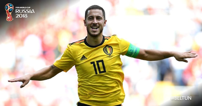 Belgia a învins Tunisia, scor 5-2, şi este aproape de calificarea în optimile Cupei Mondiale; Lukaku şi Hazard au marcat de câte două ori