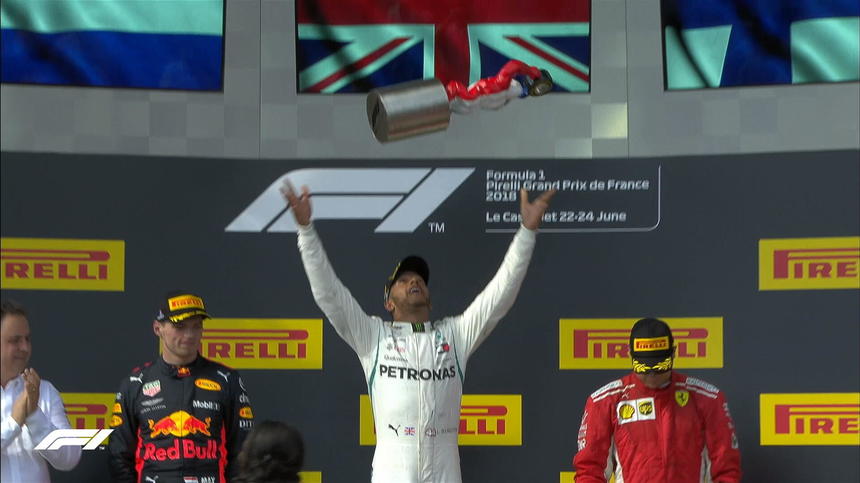 Lewis Hamilton a câştigat Marele Premiu de Formula 1 al Franţei