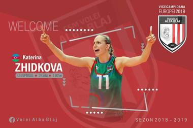 Voleibalistă din naţionala Azerbaidjanului, transferată de vicecampioana Europei în 2018, Volei Alba Blaj