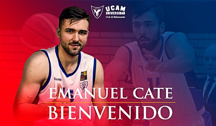Baschetbalistul naţionalei României, Emanuel Căţe, contract pe doi ani la UCAM Murcia, în prima ligă spaniolă