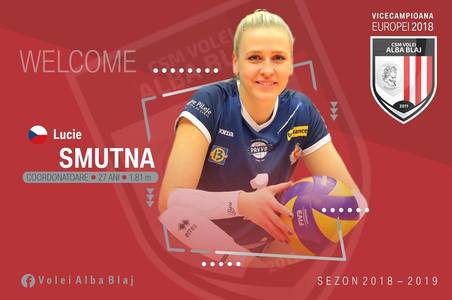 Voleibalista cehă Lucie Smutna, al cincilea transfer pentru vicecampioana Europei, Volei Alba Blaj