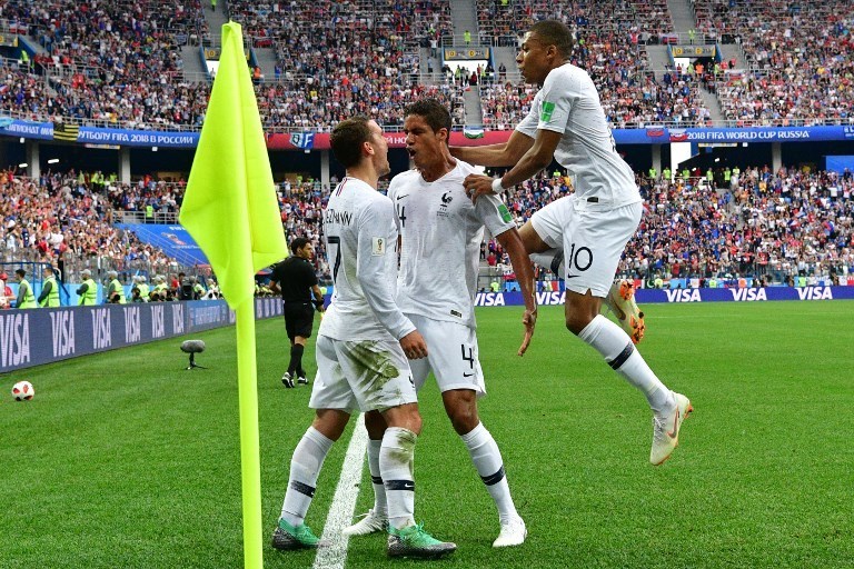 Franţa a învins Uruguay, scor 2-0, şi este prima semifinalistă a CM din Rusia