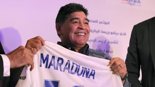 Maradona a preluat şefia clubului belarus Dinamo Brest şi vrea să-l cunoască pe Aleksandr Lukaşenko