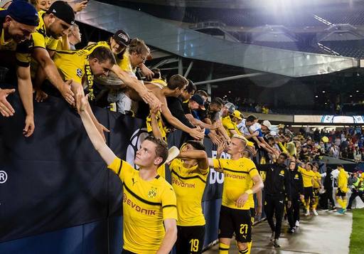 Manchester City a fost învinsă de Borussia Dortmund la International Champions Cup, scor 1-0