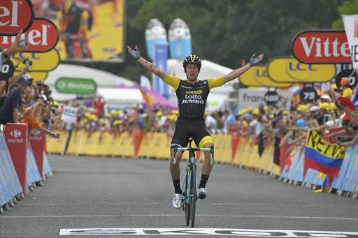 Primoz Roglic a câştigat etapa a 19-a a Turului Franţei