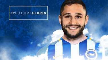 Florin Andone a debutat la Brighton în meciul amical cu OGC Nice