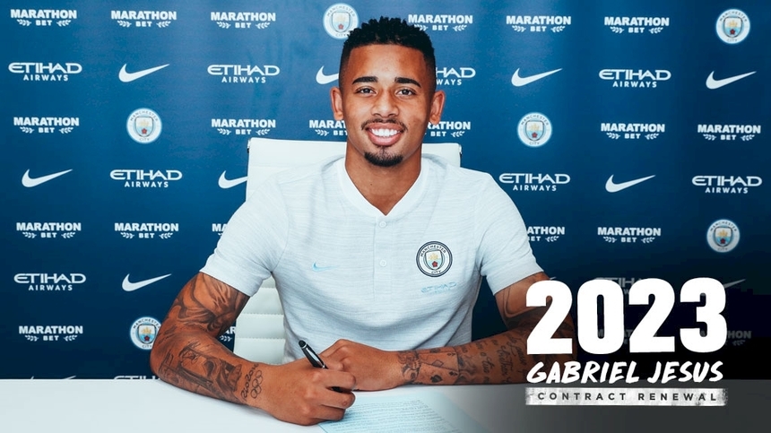 Gabriel Jesus şi-a prelungit contractul cu Manchester City