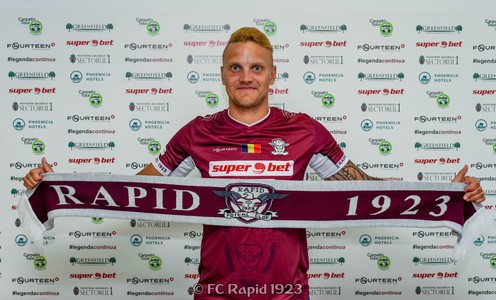 Rapid l-a transferat pe internaţionalul lituanian Matulevicius, fost atacant la Botoşani şi Pandurii Târgu Jiu