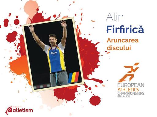 Alin Firfirică, în finala probei de aruncarea discului, la CE