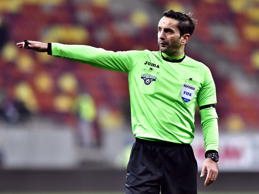 Sebastian Colţescu arbitrează primul meci al etapei IV, FC Botoşani  - Astra Giurgiu