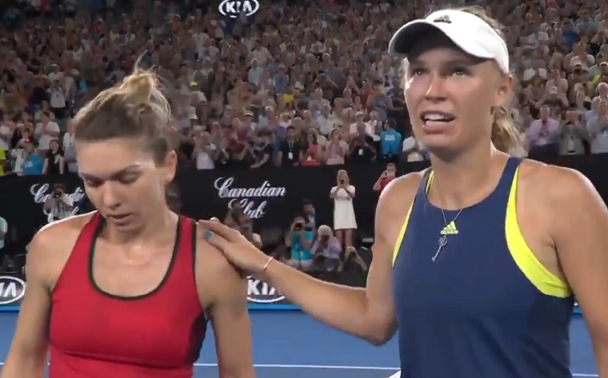 Caroline Wozniacki a fost eliminată în turul secund al Rogers Cup, Simona Halep îşi va extinde avantajul în fruntea WTA