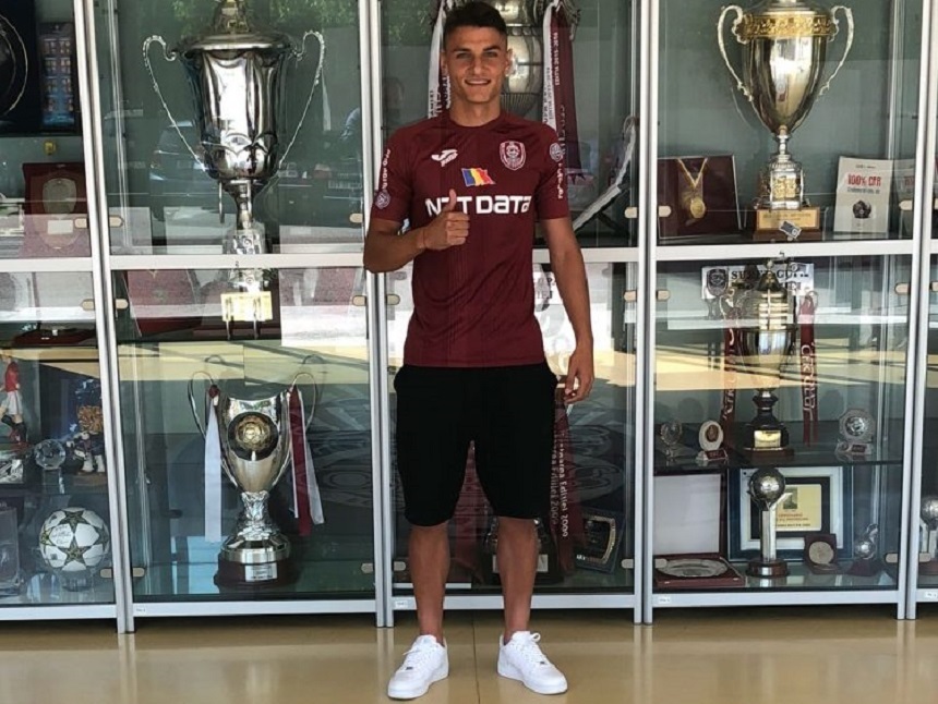 George Ganea, fiul lui Ionel Ganea, a semnat un contract cu CFR Cluj