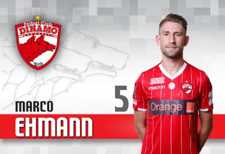 Marco Ehmann a semnat un contract cu Dinamo