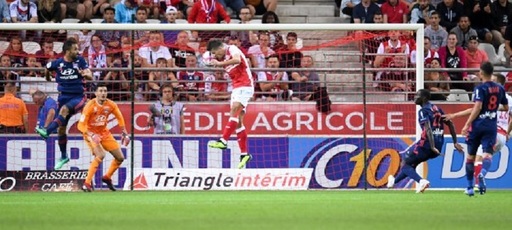 Olympique Lyon a fost învinsă de promovata Reims, scor 1-0, în Ligue 1