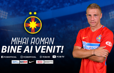 Mihai Roman a semnat pe două sezoane cu FCSB