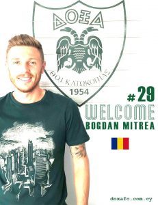 Bogdan Mitrea va evolua la Doxa Katokopias