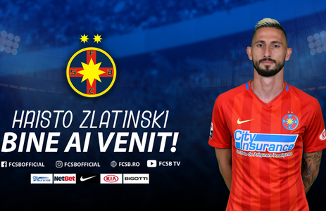 FCSB anunţă transferul lui Zlatinski