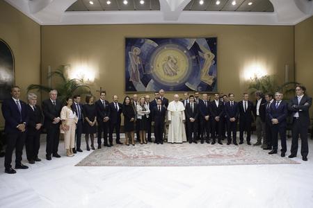 Marquez, Pedrosa, Iannone, Petrucci şi Miller au fost primiţi de Papa Francisc
