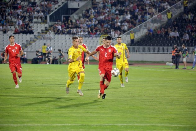 Serbia conduce România, scor 1-0, la pauza meciului de la Belgrad