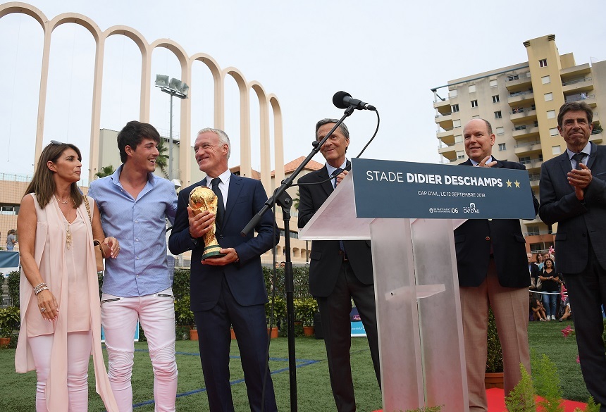 Didier Deschamps a inaugurat un stadion care îi poartă numele, în localitatea Cap d’Ail