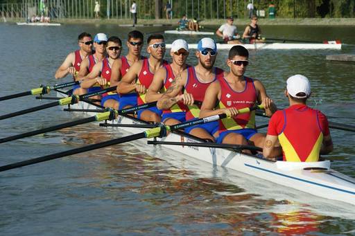 Echipajul masculin de 8+1 al României, locul 6 la CM de canotaj