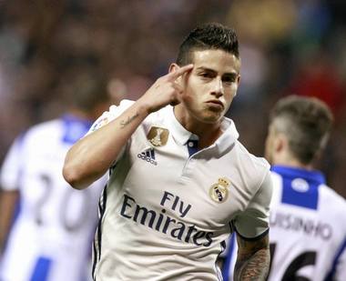 Fiscul spaniol a redus datoria lui James Rodriguez de la 11,6 milioane de euro la 4 milioane de euro