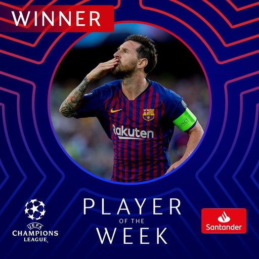 Messi, jucătorul primei etape a fazei grupelor Ligii Campionilor
