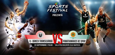 Mii de fani au asistat la prezentarea lotului U BT Cluj, în compania grecilor de la Panathinaikos BC OPAP