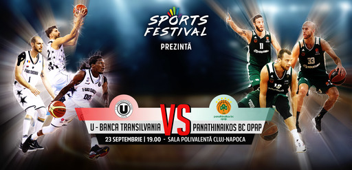 Mii de fani au asistat la prezentarea lotului U BT Cluj, în compania grecilor de la Panathinaikos BC OPAP