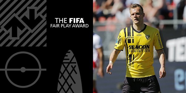 Lennart Thy, jucătorul care a lipsit de la un meci al echipei Venlo pentru că a donat celule stem, a primit premiul pentru Fair Play la gala FIFA