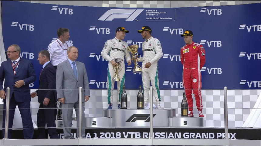 Lewis Hamilton a câştigat Marele Premiu al Rusiei, al 70-lea său succes în F1