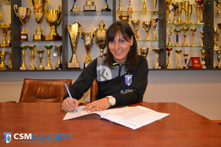 Mihaela Ciobanu, antrenor cu portarii la echipa feminină de handbal CSM Bucureşti