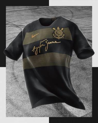 Omagiu lui Ayrton Senna, pe tricourile echipei Corinthians