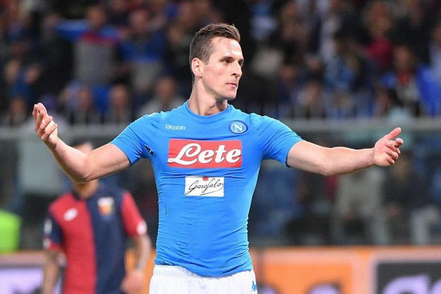 Atacantul polonez Milik, jefuit după meciul Napoli-Liverpool