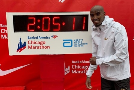 Mo Farah a câştigat maratonul de la Chicago şi a stabilit un record european al probei