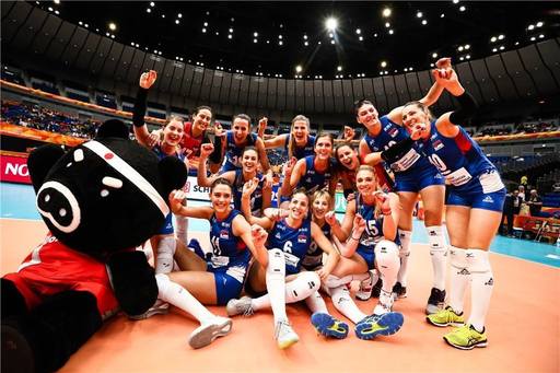 Maja Aleksici, de la Volei Alba Blaj, campioană mondială cu Serbia la volei