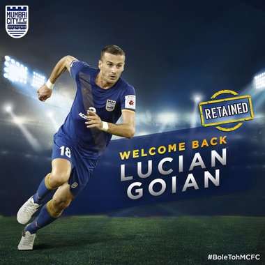 Lucian Goian cântă imnul Indiei, la Mumbai City FC - VIDEO