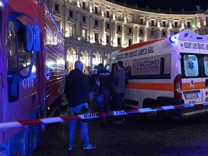 Accident la metroul din Roma: 20 de fani ai ŢSKA Moscova răniţi, dintre care 5 grav, după ce o scară rulantă a cedat. FOTO, VIDEO